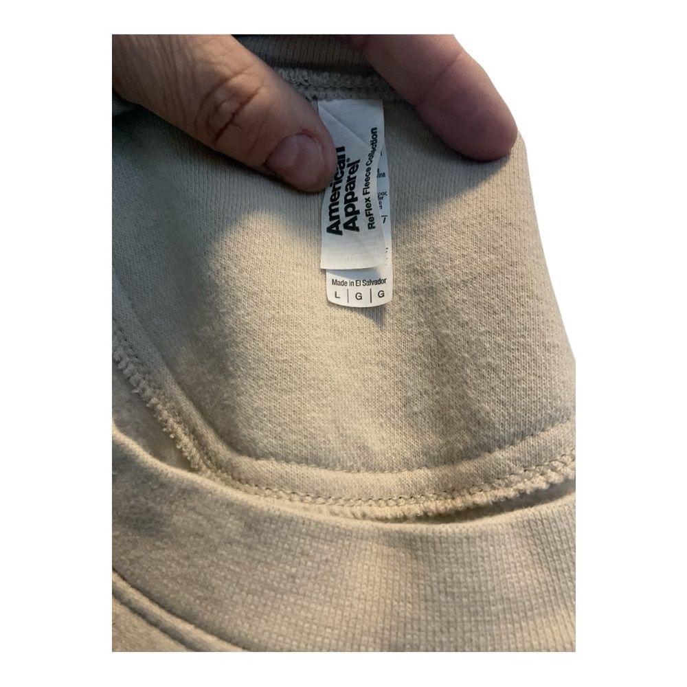 Unisex American Apparel, Oreo, Sour Patch kids tan sweatshirt, size large - Picture 3 of 4
